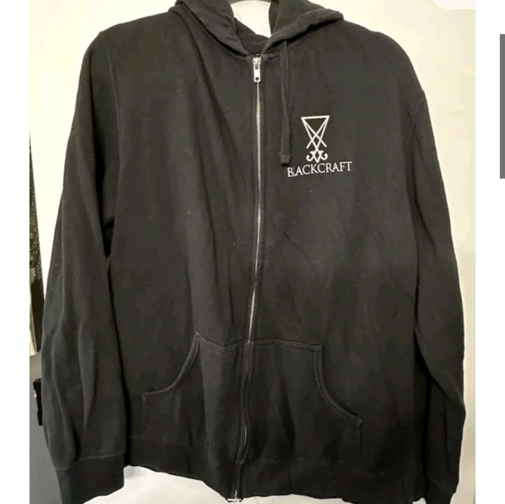 Blackcraft Cult Hoodie Cats Coffee Satan Spells - Picture 2 of 2
